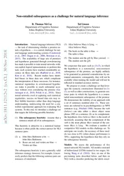 Non-entailed subsequences as a challenge for natural language inference