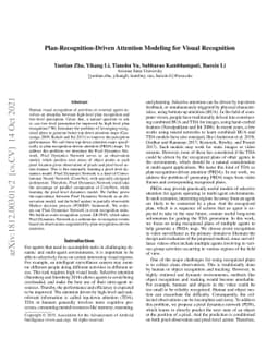 Plan-Recognition-Driven Attention Modeling for Visual Recognition