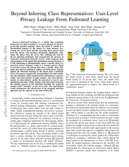 Beyond Inferring Class Representatives: User-Level Privacy Leakage From
  Federated Learning