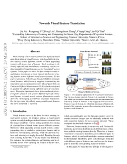 Towards Visual Feature Translation