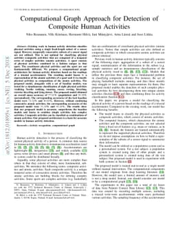 Computational Graph Approach for Detection of Composite Human Activities