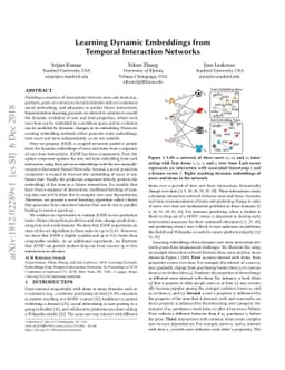 Learning Dynamic Embeddings from Temporal Interactions