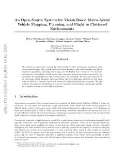 An Open-Source System for Vision-Based Micro-Aerial Vehicle Mapping,
  Planning, and Flight in Cluttered Environments