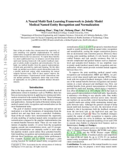 A Neural Multi-Task Learning Framework to Jointly Model Medical Named
  Entity Recognition and Normalization