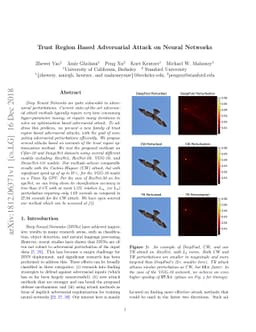 Trust Region Based Adversarial Attack on Neural Networks