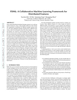 Stochastic Distributed Optimization for Machine Learning from
  Decentralized Features