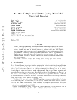 SMART: An Open Source Data Labeling Platform for Supervised Learning