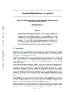 Bayesian Optimization in AlphaGo