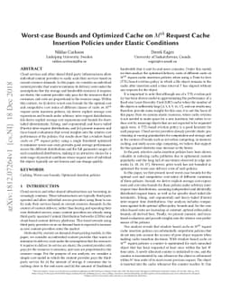 Worst-case Bounds and Optimized Cache on $M^{th}$ Request Cache
  Insertion Policies under Elastic Conditions