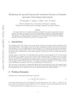Evaluating the squared-exponential covariance function in Gaussian
  processes with integral observations