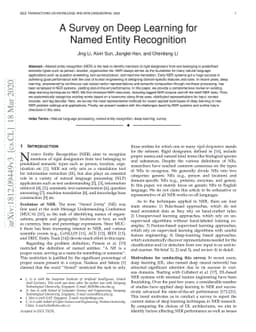A Survey on Deep Learning for Named Entity Recognition