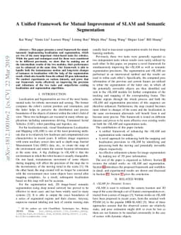 A Unified Framework for Mutual Improvement of SLAM and Semantic
  Segmentation