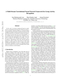 A Multi-Stream Convolutional Neural Network Framework for Group Activity
  Recognition