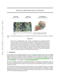 Solving Archaeological Puzzles