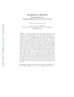 An introduction to domain adaptation and transfer learning