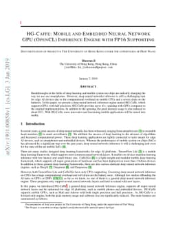 HG-Caffe: Mobile and Embedded Neural Network GPU (OpenCL) Inference
  Engine with FP16 Supporting