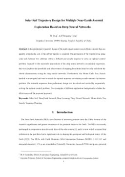 Solar-Sail Trajectory Design for Multiple Near Earth Asteroid
  Exploration Based on Deep Neural Networks