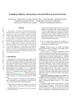 Explaining AlphaGo: Interpreting Contextual Effects in Neural Networks