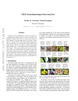 GILT: Generating Images from Long Text