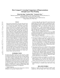 How Compact?: Assessing Compactness of Representations through
  Layer-Wise Pruning