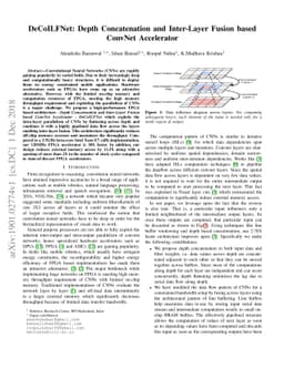 DeCoILFNet: Depth Concatenation and Inter-Layer Fusion based ConvNet
  Accelerator