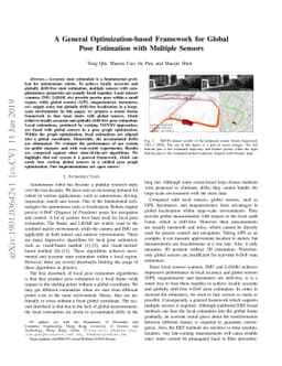A General Optimization-based Framework for Global Pose Estimation with
  Multiple Sensors