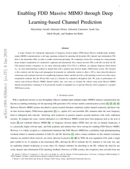 Enabling FDD Massive MIMO through Deep Learning-based Channel Prediction