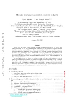 Machine Learning Automation Toolbox (MLaut)
