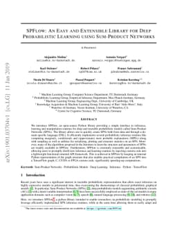 SPFlow: An Easy and Extensible Library for Deep Probabilistic Learning
  using Sum-Product Networks
