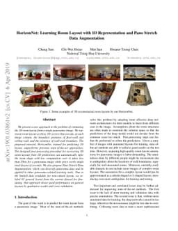 HorizonNet: Learning Room Layout with 1D Representation and Pano Stretch
  Data Augmentation