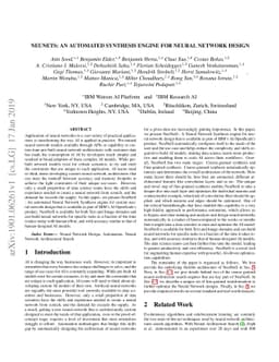 NeuNetS: An Automated Synthesis Engine for Neural Network Design