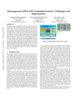 Heterogeneous FPGA+GPU Embedded Systems: Challenges and Opportunities