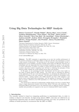 Using Big Data Technologies for HEP Analysis