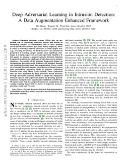 Deep Adversarial Learning in Intrusion Detection: A Data Augmentation
  Enhanced Framework