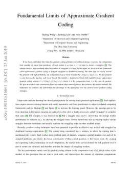 Fundamental Limits of Approximate Gradient Coding