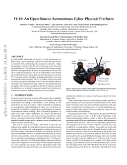 F1/10: An Open-Source Autonomous Cyber-Physical Platform
