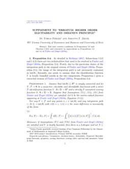 Supplement to "Erratum: Higher Order Elicitability and Osband's
  Principle"