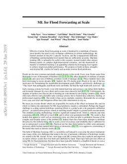 ML for Flood Forecasting at Scale