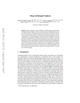 Deep Archetypal Analysis