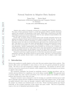 Natural Analysts in Adaptive Data Analysis