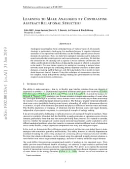 Learning to Make Analogies by Contrasting Abstract Relational Structure
