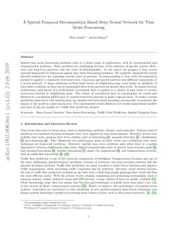A Spatial-Temporal Decomposition Based Deep Neural Network for Time
  Series Forecasting