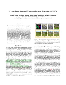 A Layer-Based Sequential Framework for Scene Generation with GANs