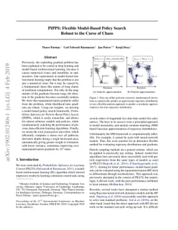 PIPPS: Flexible Model-Based Policy Search Robust to the Curse of Chaos