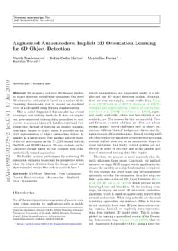 Implicit 3D Orientation Learning for 6D Object Detection from RGB Images