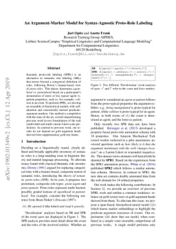 An Argument-Marker Model for Syntax-Agnostic Proto-Role Labeling