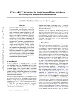 PVNet: A LRCN Architecture for Spatio-Temporal Photovoltaic
  PowerForecasting from Numerical Weather Prediction
