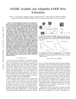 SASSE: Scalable and Adaptable 6-DOF Pose Estimation