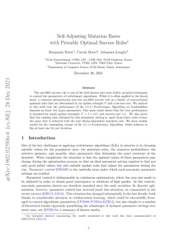 Self-Adjusting Mutation Rates with Provably Optimal Success Rules