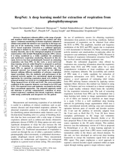 RespNet: A deep learning model for extraction of respiration from
  photoplethysmogram